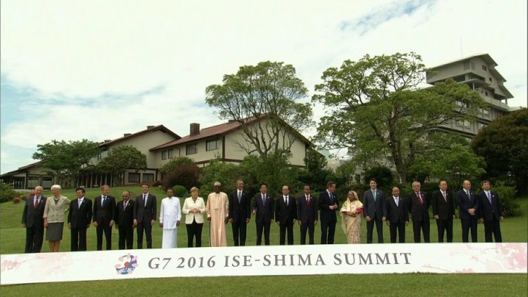World leaders attend the G7 2016 Ise-Shima Summit in Japan.