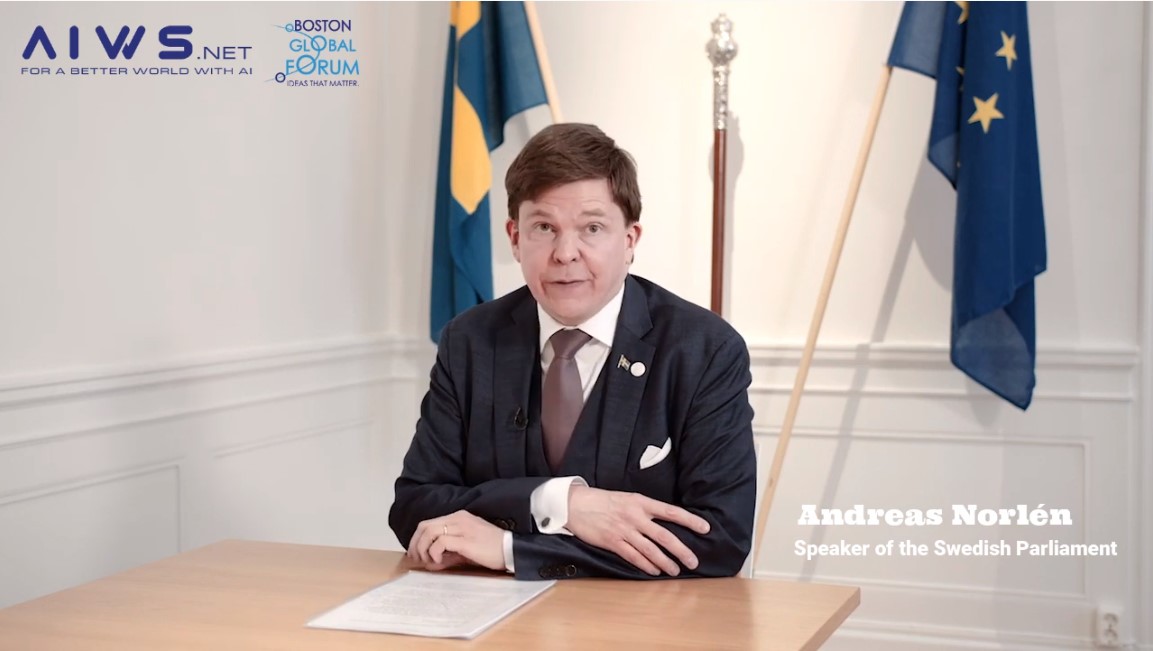 AIWS Summit 2020: Speech by Andreas Norlén, Speaker of the Swedish Parliament
