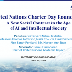 This week in The History of AI at AIWS.net – The UN Charter Day Roundtable: A Social Contract in the Age of AI and Intellectual Society was hosted in 2020