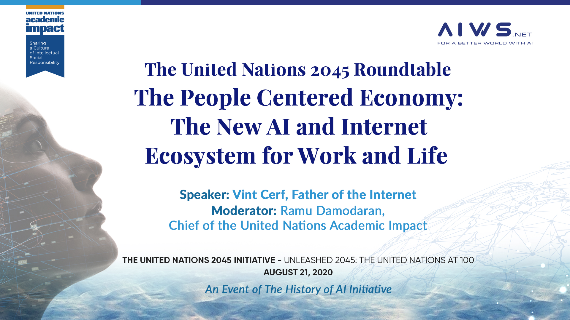 Father of the Internet Vint Cerf talks at UN Roundtable 2045