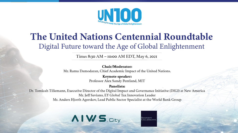 UN Centennial Roundtable “Digital Tax and Trade Consortium”