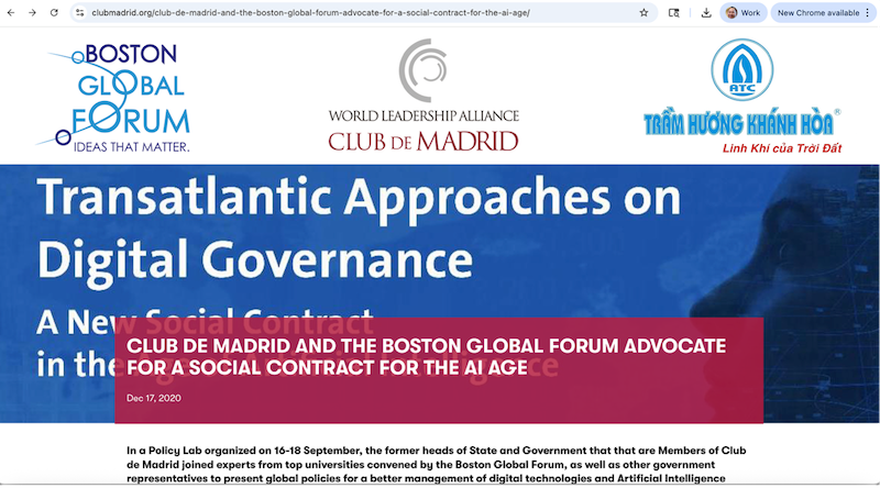 The Birth of the Social Contract for the AI Age (2019–2020)