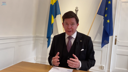 Riksdag Speaker Andreas Norlen’s Speech at 2022 The Conference Honoring President Zelensky and all Ukraine people with the World Leader for Peace and Security Award