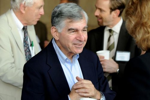 Michael Dukakis now inspires others to follow his path into public service