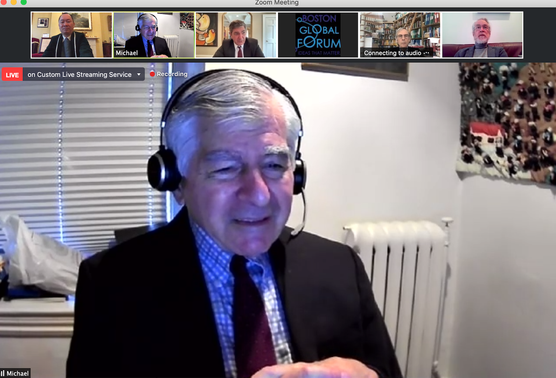 Remarks of Governor Michael Dukakis to honor Ambassador Stavros Lambrinidis