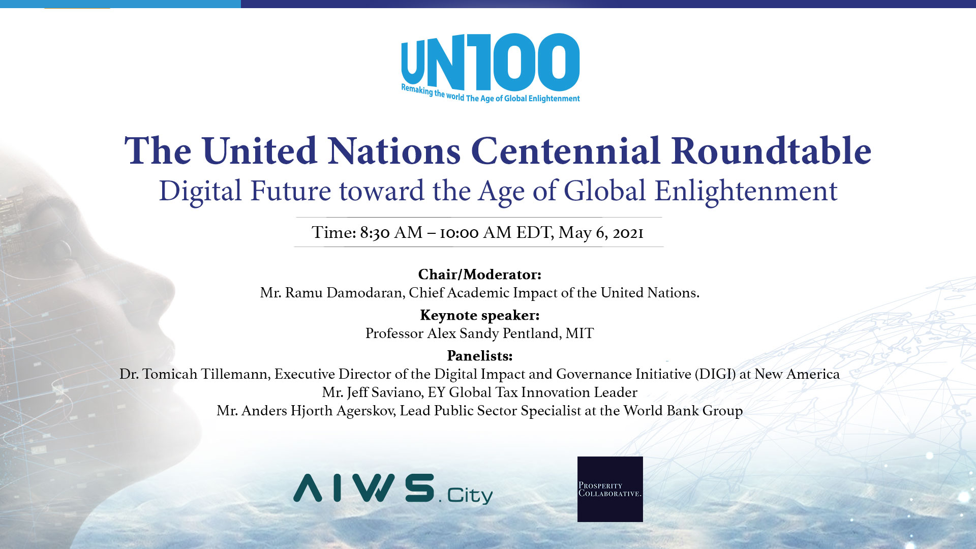 The United Nations Centennial Roundtable with Professor Alex Pentland