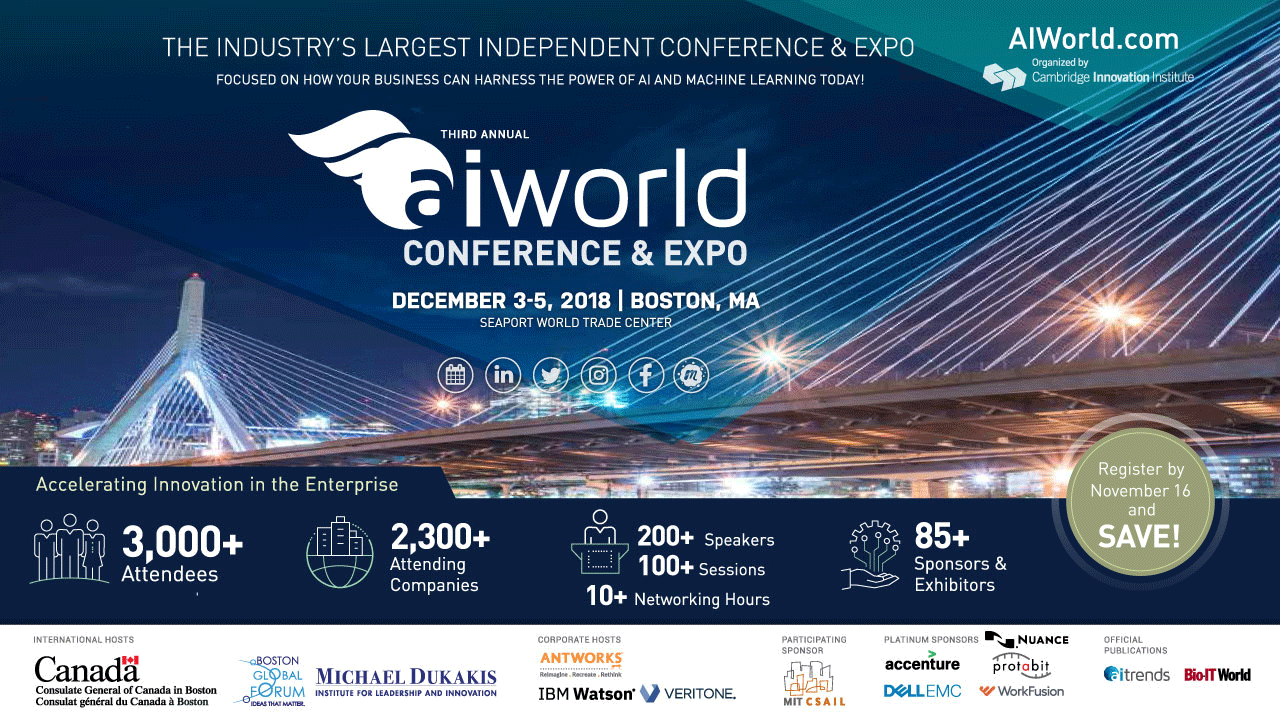 AI World Conference and Expo 2018