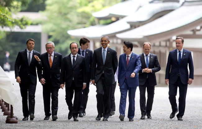 G7 leaders warn China about South China Sea