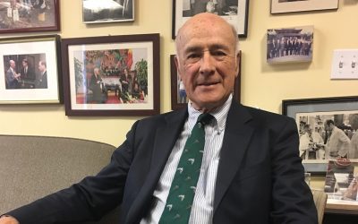 Last Moments of Professor Joseph Nye at His Harvard Office