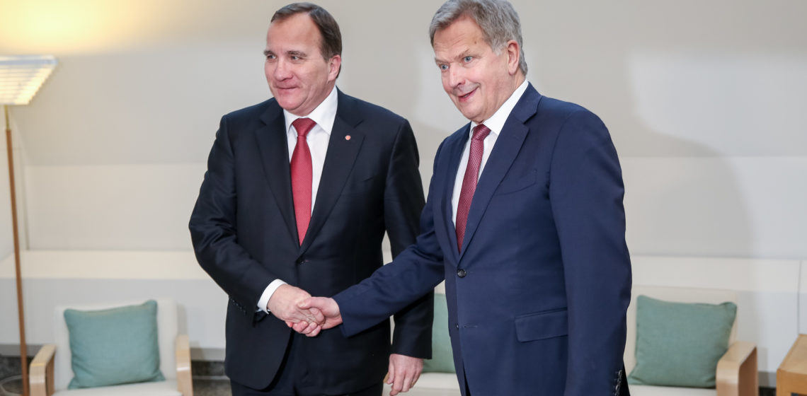 President of the Republic of Finland Sauli Niinistö met Prime Minister of Sweden Stefan Löfven