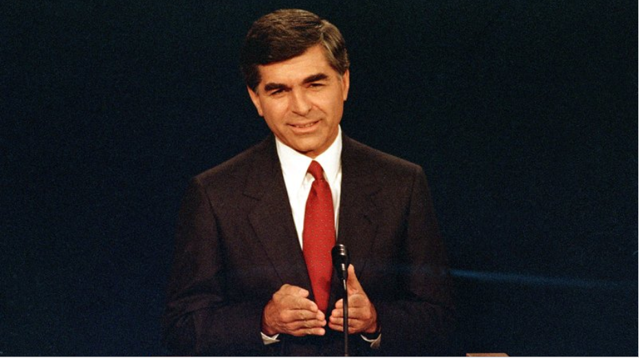 Michael Dukakis gave credit to Bush for ending Cold War