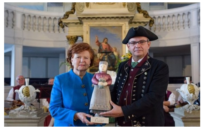 President Vaira Vike-Freiberga is awarded the “Luise 2018” at Friedenstein Castle, Germany