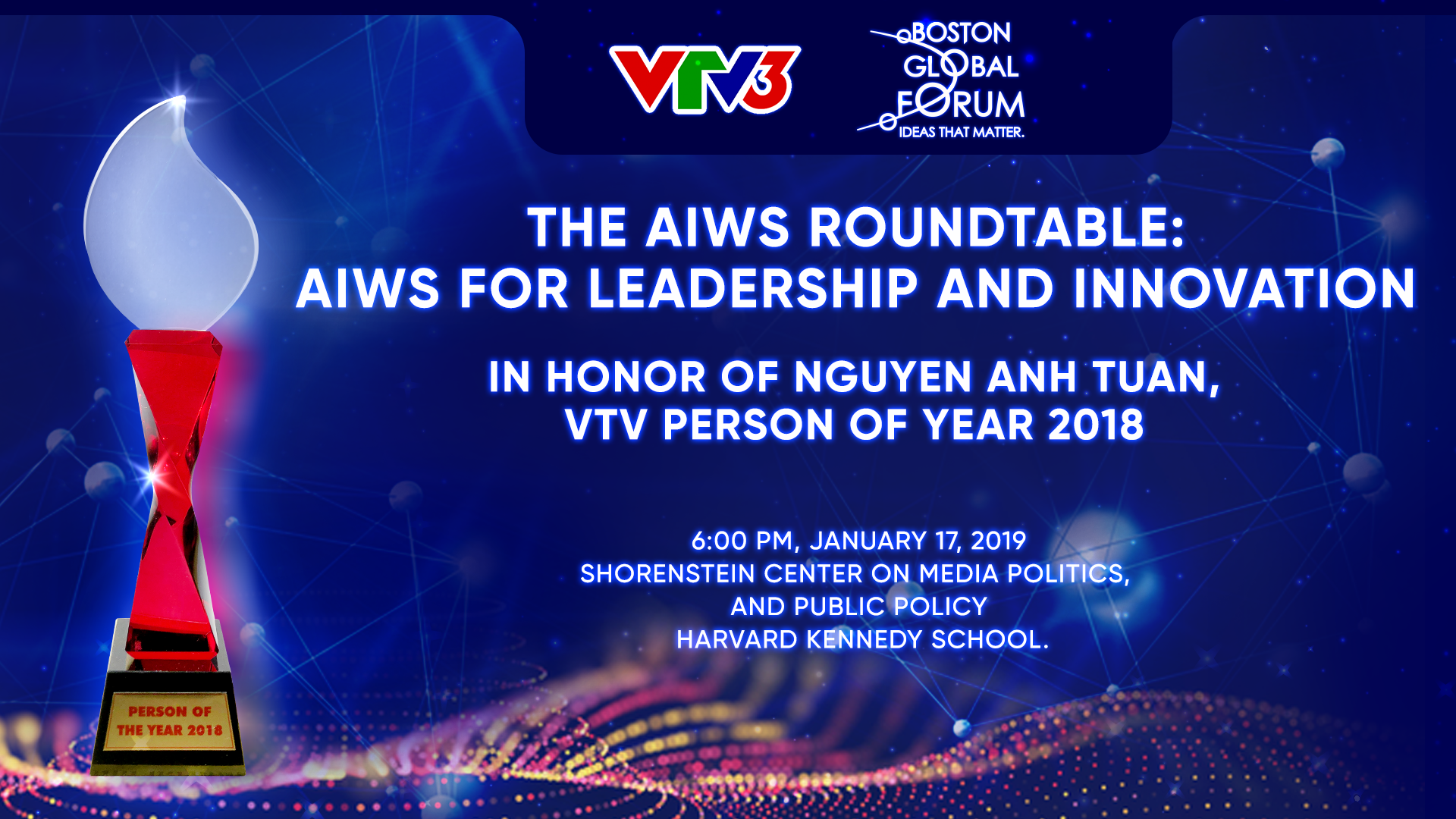 AIWS Roundtable discussed on AIWS and honored Nguyen Anh Tuan as VTV Person of Year 2018