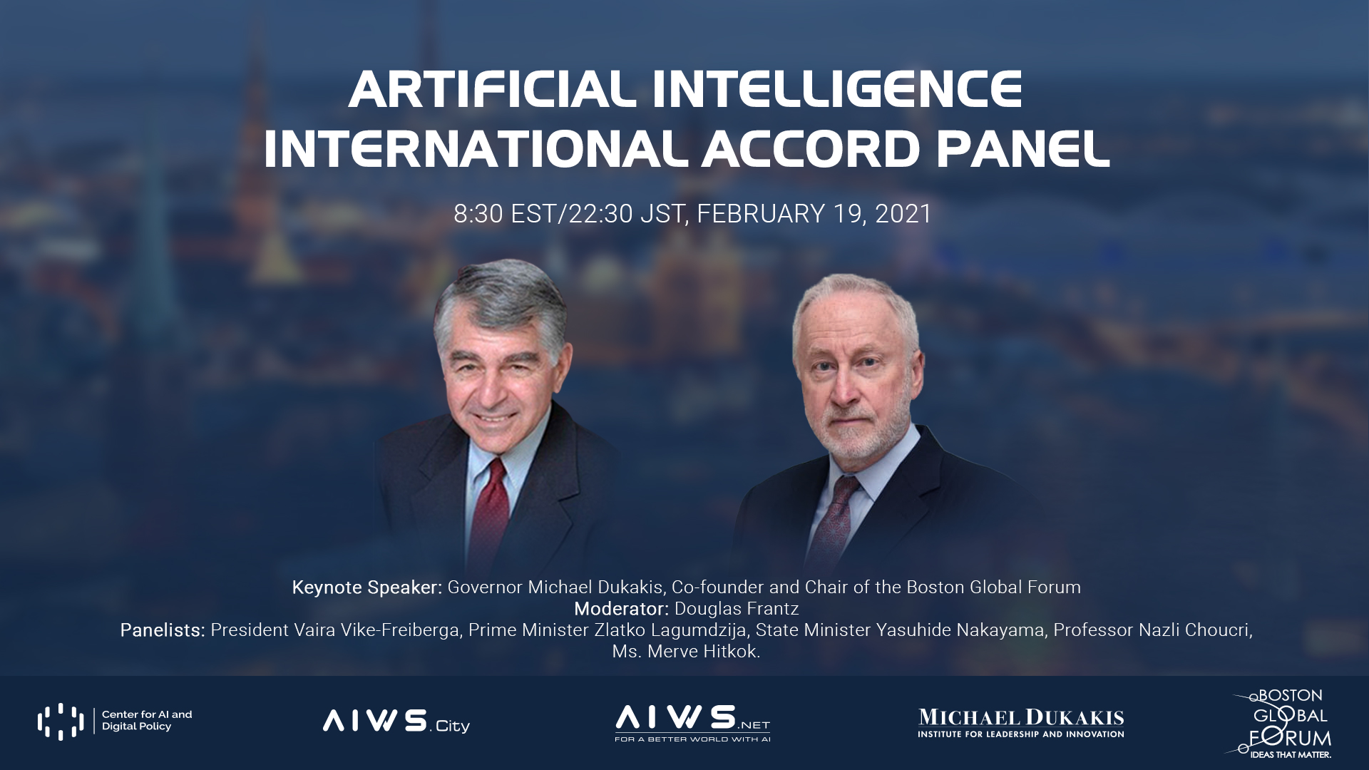 The Artificial Intelligence International Accord Panel