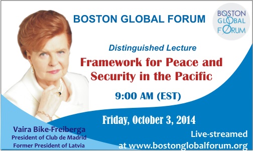 BGF Leader Series: Distinguished Lecture of Latvia’s President