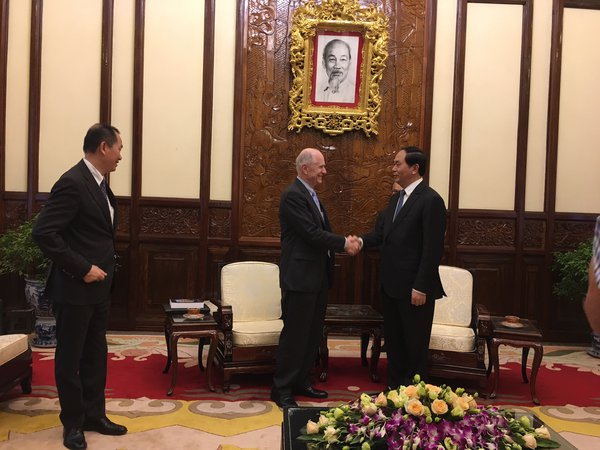 Brown CS News: John Savage Meets With Vietnam’s President And Thought Leaders To Improve The Country’s Cybersecurity