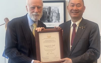 Nguyen Anh Tuan Honors Vint Cerf and Discusses Trust Infrastructure for the AI Age