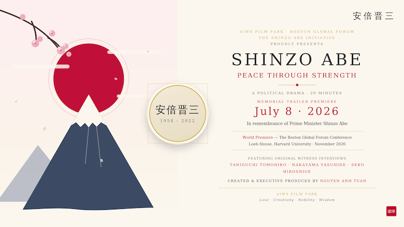 The Shinzo Abe Film: Official Trailer to Premiere on July 8 — With a Letter of Honor to Prime Minister Sanae Takaichi