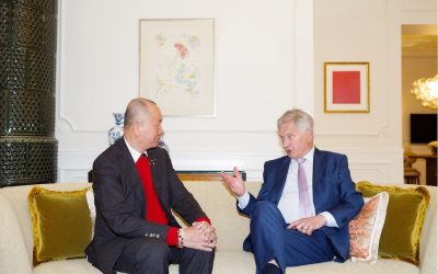 BGF and Finnish President Sauli Niinistö Discuss His Historic Narrative Film for AIWS Film Park
