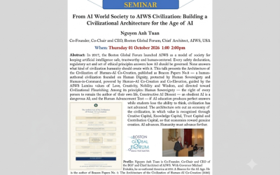 Nguyen Anh Tuan to Present AIWS Civilization at Lincoln University, New Zealand