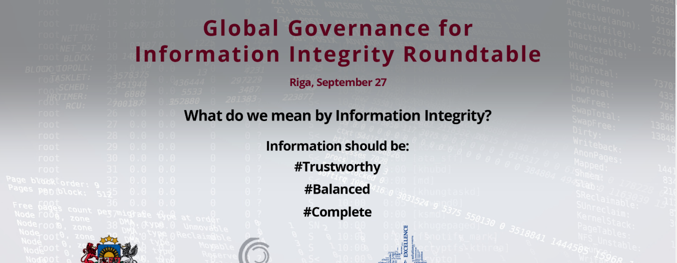 Global Governance for Information Integrity in Riga