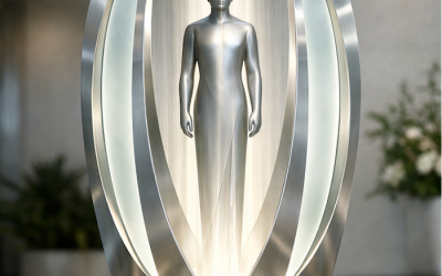 AIWS Angel Statue v1.0 — “The Light of Evidence”