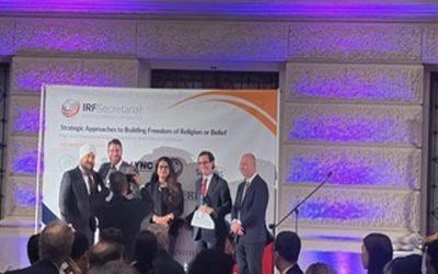 BGF–AIWS Family Member Glen Weyl Honored with the 2025 IRF Peace Builder Award