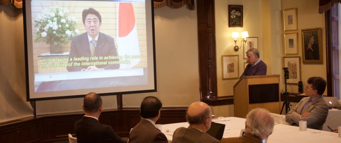 Prime Minister Shinzo Abe’s award acceptance speech and message to the Global Cybersecurity Day