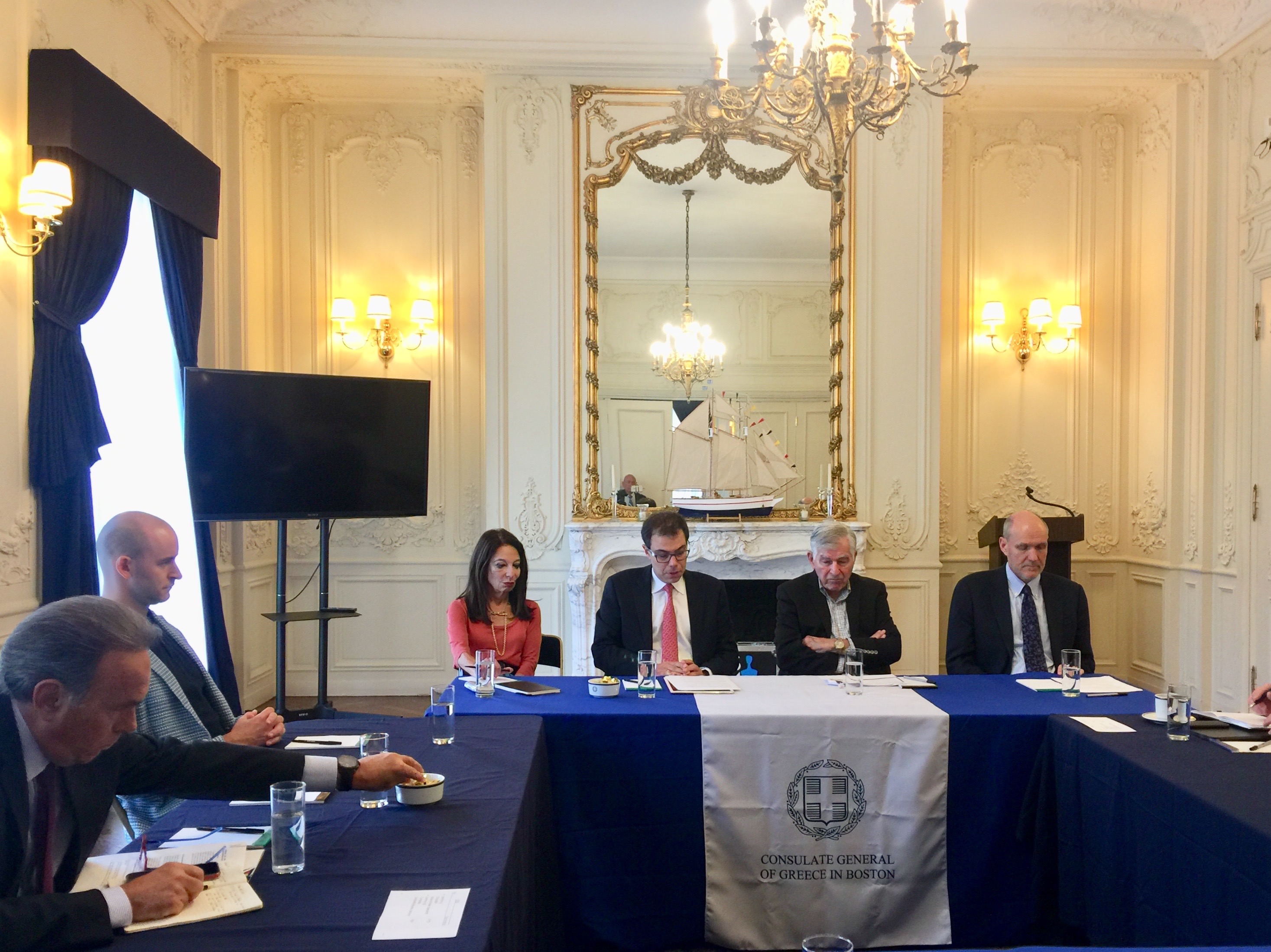 The Consulate General of Greece in Boston hosts the Roundtable “Framework for Peace and Security”