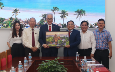 Leaders of Khanh Hoa Province Meet with Wahba Institute for Strategic Competition and Boston Global Forum