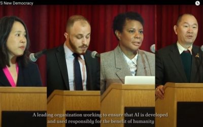 World Leader in AIWS Award recipient Alondra Nelson and AI World Society’s Briefing