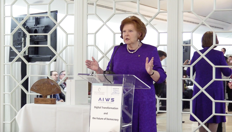 Co-founder of AIWS City and co-chair of NGIC, President Vaira Vike-Freiberga – “On Russia invading Ukraine”