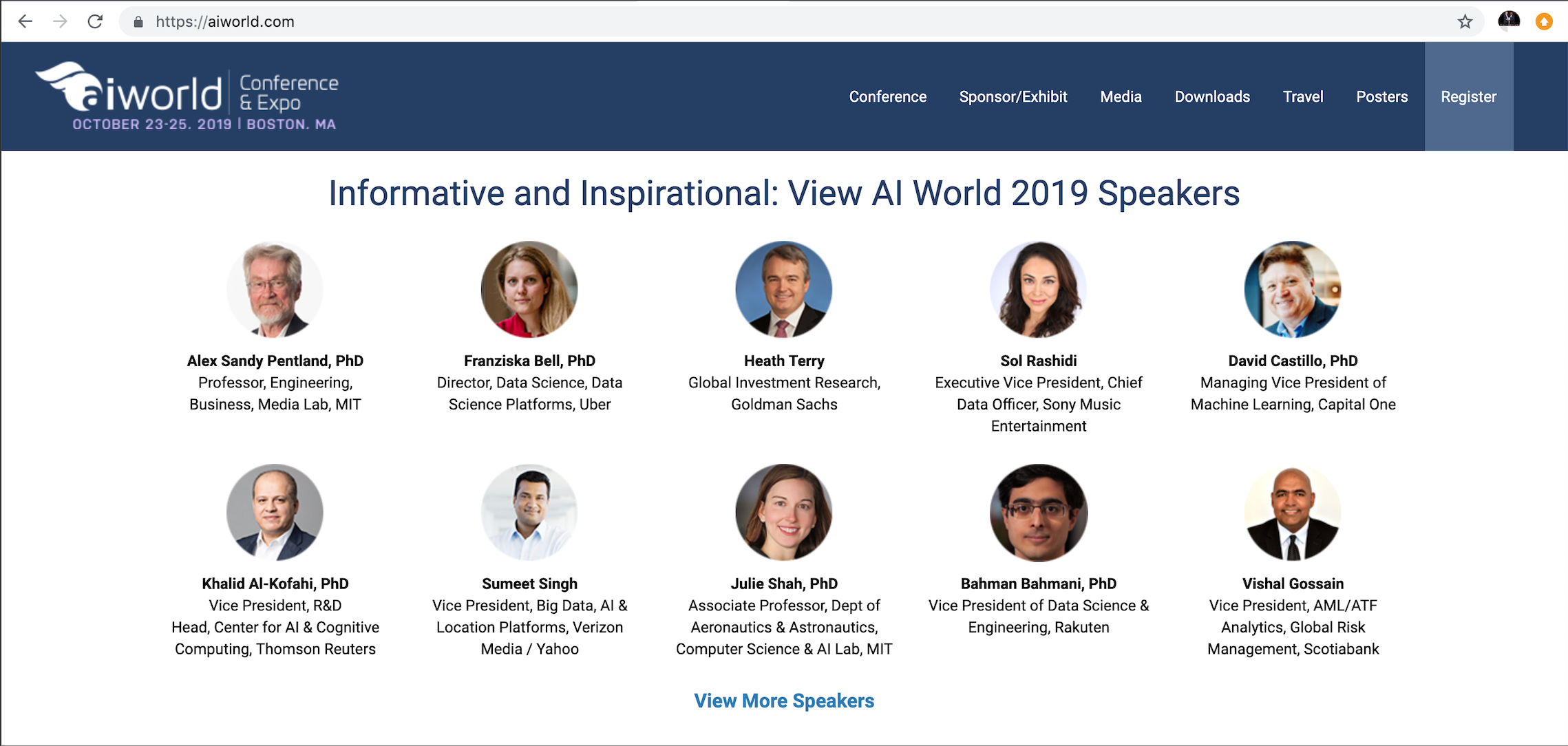 Professor Alex Sandy Pentland, Co-Founder of the Social Contract 2020, Will Speak at the AI World Conference and Expo 2019