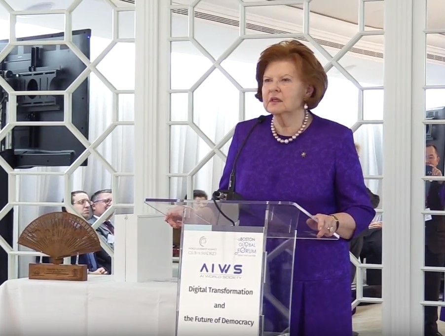 World Leader for Peace and Security Award’s acceptance speech of President Vaira Vike-Freiberga