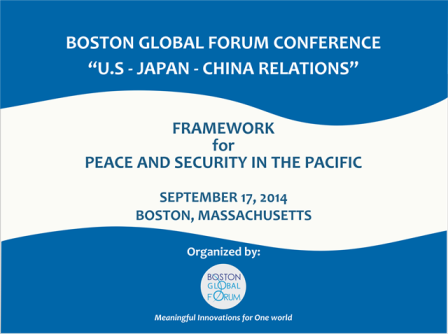 Live streaming: September 17 Conference on Framework for Peace and Security in the Pacific