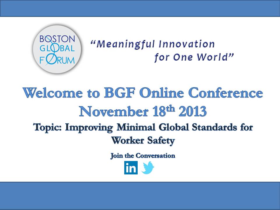 Boston Global Forum November 18th Online Conference Audio Recording