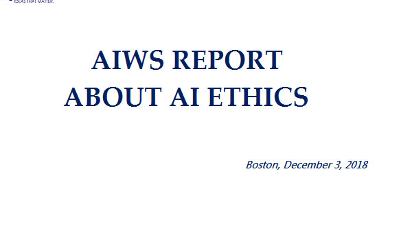 AIWS Report about AI Ethics