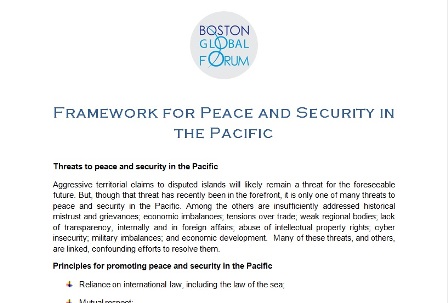 Framework for Peace and Security in the Pacific 2014