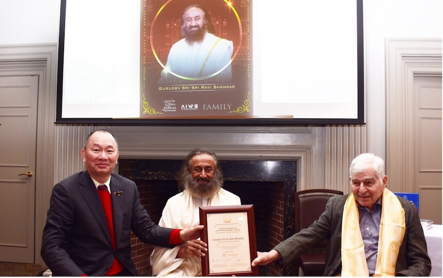 Ceremony in Pictures: Honoring Gurudev and Celebrating 10 Years of the World Leader for Peace and Security Award