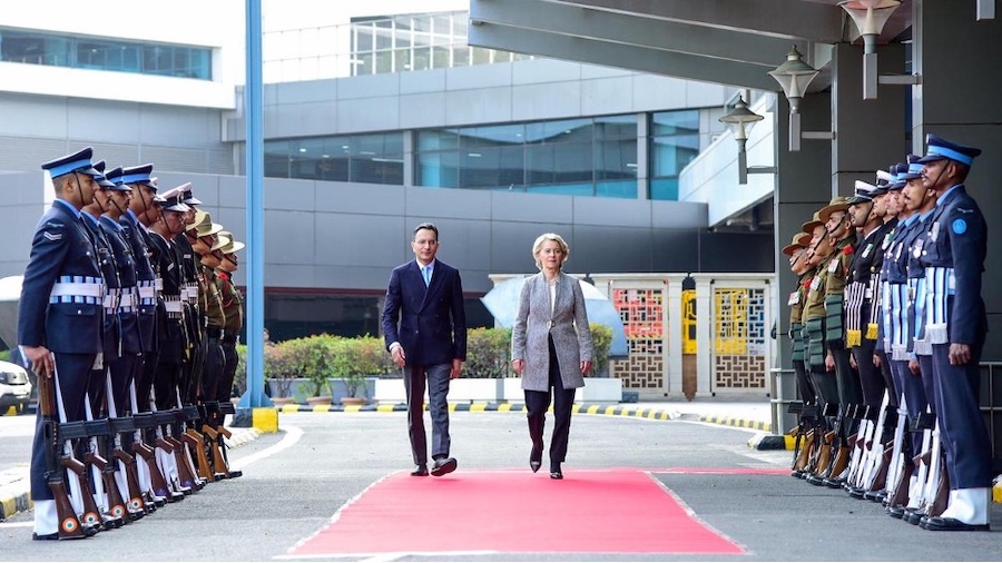 Ursula von der Leyen begins India visit to fast-track EU–India initiatives and the “mother of all deals” trade pact