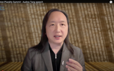 Audrey Tang Speaks at the Inaugural Boston Plurality Summit