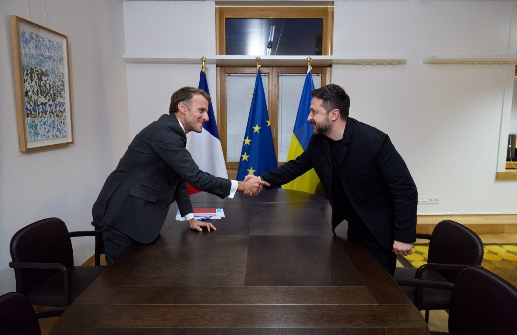Macron and Zelenskyy, World Leaders for Peace and Security, Make Support for Peace Concrete