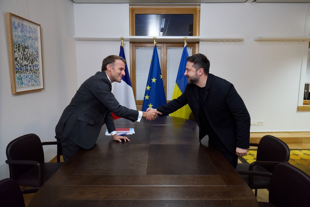 Macron and Zelenskyy, World Leaders for Peace and Security, Make Support for Peace Concrete