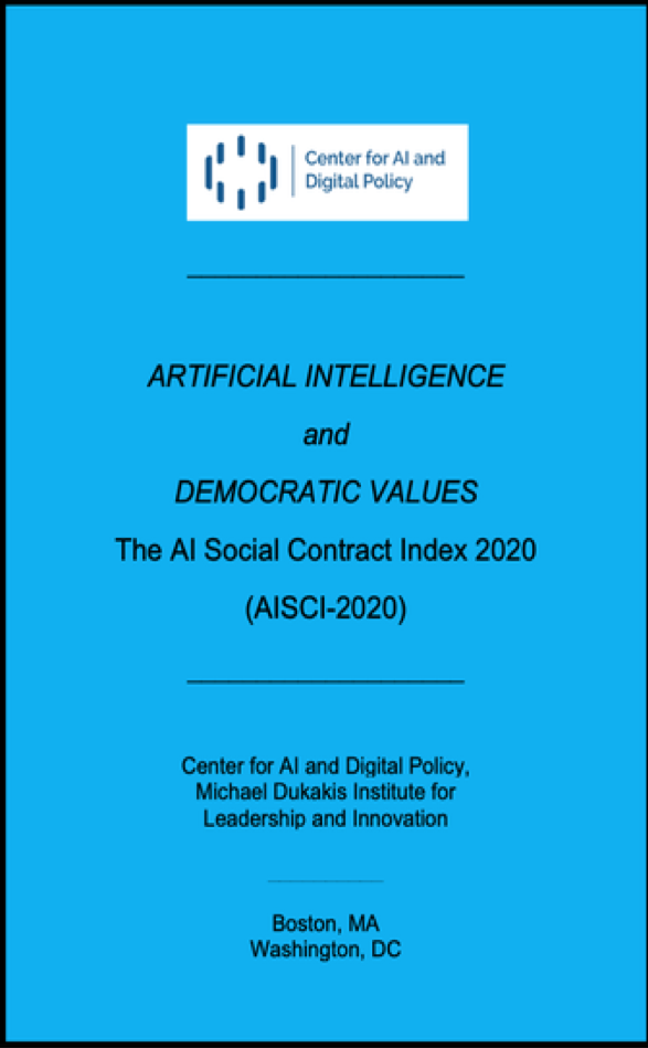 HAI 2020 Nomination – Artificial Intelligence and Democratic Values Index 2020