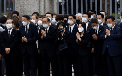 World leaders say farewells to Prime Minister Shinzo Abe