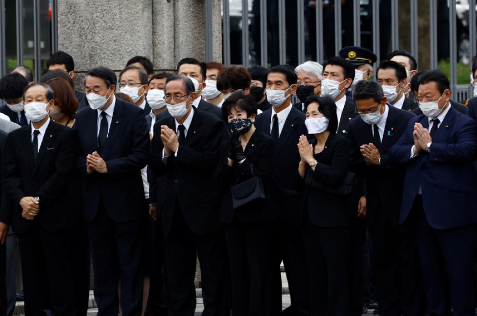 World leaders say farewells to Prime Minister Shinzo Abe