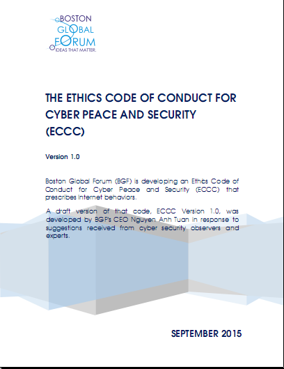 The Ethics Code of Conduct for Cyber Peace and Security (ECCC) Version 1.0