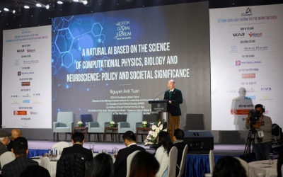 David Silbersweig, Thomas Patterson and Nguyen Anh Tuan inspire the Vietnam AI Forum 2024 with AIWS Natural AI