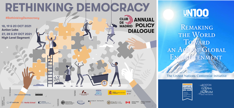 The book “Remaking the World – Toward an Age of Global Enlightenment” recommended and discussed at Policy Dialog “Rethinking Democracy”