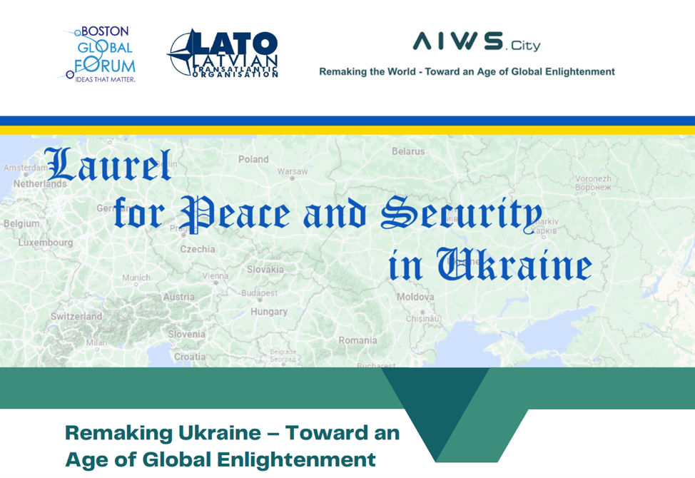 Boston Global Forum and LATO to host Laurel for Peace and Security in Ukraine Conference